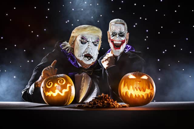 Spitting Image characters, President Trump and his challenger, Joe Biden