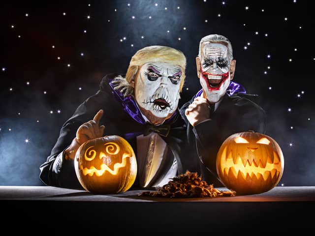 Spitting Image characters, President Trump and his challenger, Joe Biden