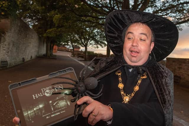 The Mayor Brian Tierney, has recorded a video message urging the public to enjoy this weekend's Halloween celebrations within the current restrictions in place for the Council area.