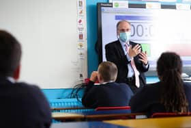 Education Minister Peter Weir. Photo by Kelvin Boyes / Press Eye.