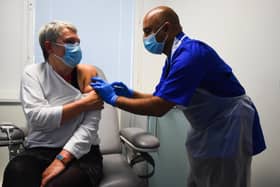 People over 85 and frontline NHS workers could receive the vaccine as early as next month.