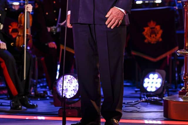 HRH The Prince of Wales gives a tribute at the Royal British Legion Festival of Remembrance