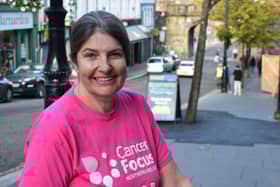 Cancer Focus NI bra-fitting coordinator Debbie Leslie.
