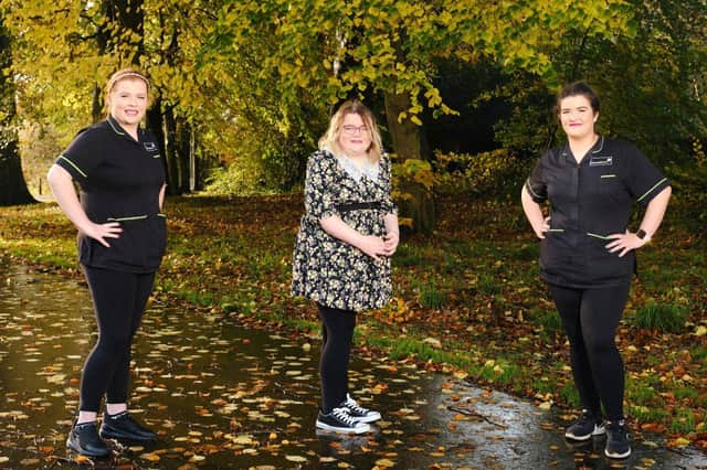 Chloe Kelly, Connected Health Care Assistant, Laura Magee, and Lauren Kelly, Connected Health Care Assistant.