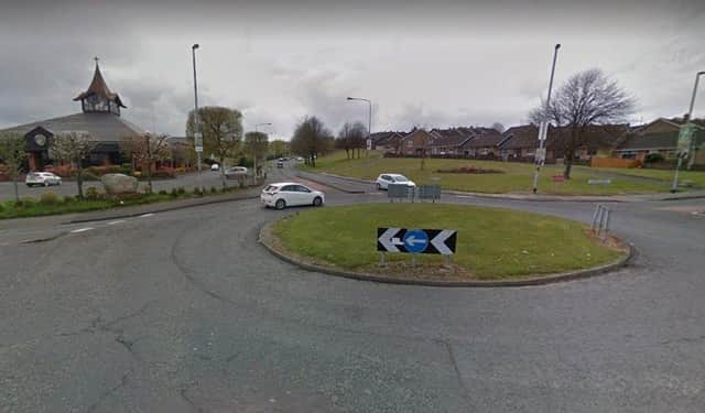 Aileach Road in Derry. (Image Google Earth)