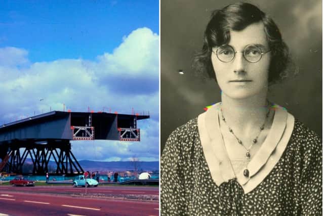 Mabel Colhoun, pictured here in her youth, documented many key local events, buildings and ancient sites, including the construction of the Foyle Bridge.
