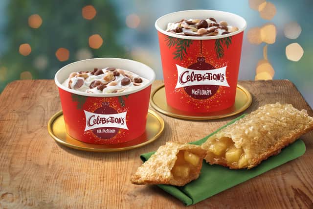 McDonald's Christmas menu