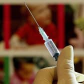 A vaccination syringe