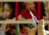 A vaccination syringe