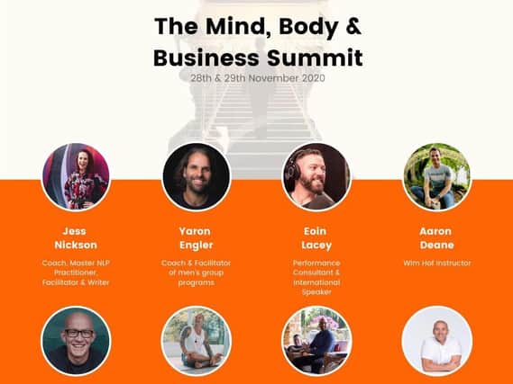 Mindset and Business mentor, Seamus Fox will speak at the upcoming Mind, Body & Business Summit.