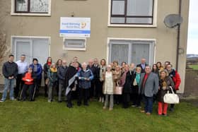 GOOD MORNING NORTH WEST... DECEMBER 2018: Group pictured at the relaunch of ‘Good Morning North West’ - one of the recipients of the new funding - at its Brookdale Park premises in Galliagh. The pioneering service was set up to provide reassurance to older and vulnerable people of all ages in the community through the use of daily phone calls and support. DER4918GS033