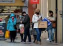 Shoppers in Derry’s city centre on Wednesday afternoon last.  Photo: George Sweeney  DER2047GS - 003