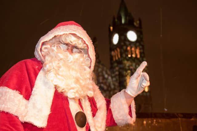Derry's Switch On will take place this Sunday but tune in online tonight as Mickey Doherty investigates recent sightings of the big man in red. around the city. Picture Martin McKeown. Inpresspics.com. 17.11.16