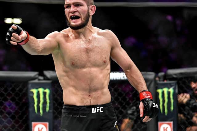 Khabib Nurmagomedov retired after his victory over Justin Gaethje at UFC 254. Declan Meenan got to take home the winning scorecard from the fight.