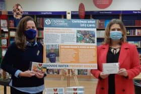 Marie Browne from Veritas and Aishling Cunningham from Children in Crossfire.