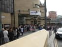 September 2015: Local people queue for a Jobs Fair in Derry. Politicians said the historic issue of lack of jobs in the locally needs to be addressed.
