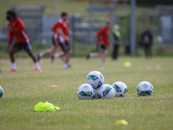 Derry City got back on the training pitch yesterday for the first time in two weeks after the club's second Covid-19 enforced lockdown.