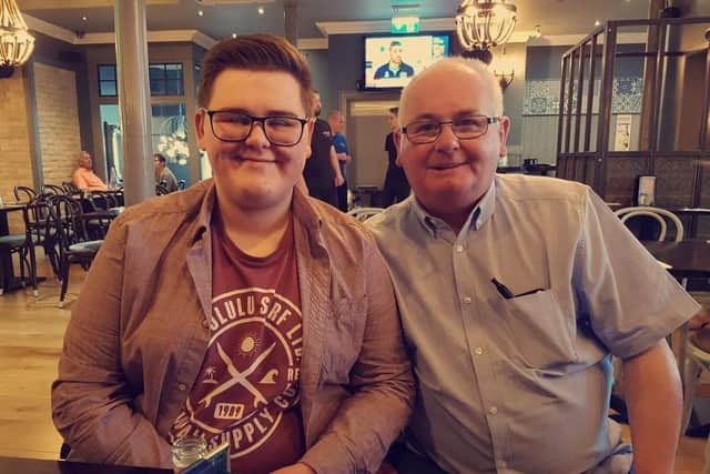 Seamus with his youngest son Jason.