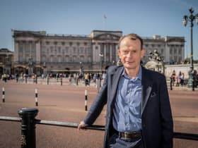 Andrew Marr outside Buckingham Palace