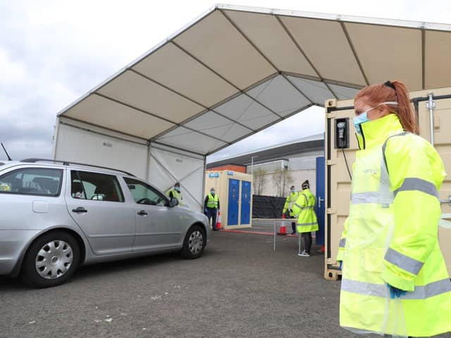 Covid testing (file picture)