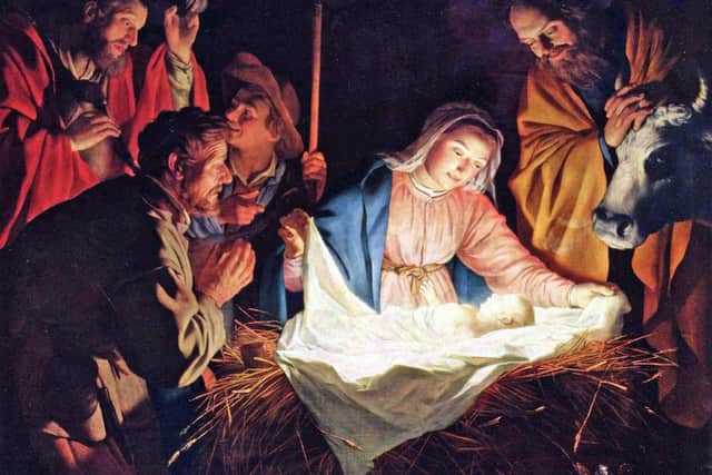 The Adoration of the Shepherds by Gerard van Honthorst (via Paxabay)