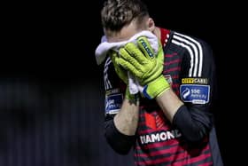Goalkeeper Peter Cherrie admits he's disappointed to leave Derry City.