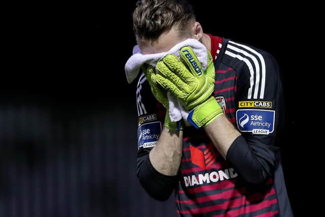Goalkeeper Peter Cherrie admits he's disappointed to leave Derry City.