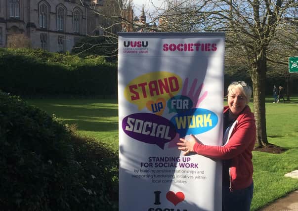Denise MacDermott Senior Lecturer and Subject Lead for Social Work at Ulster University commended the students for ensuring their annual fund raising campaign continued.