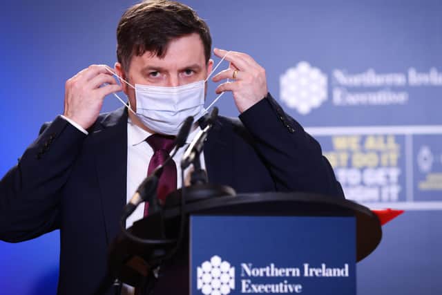 Health Minister, Robin Swann.