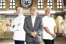 Marcus Wareing, Gregg Wallace and Monica Galetti
