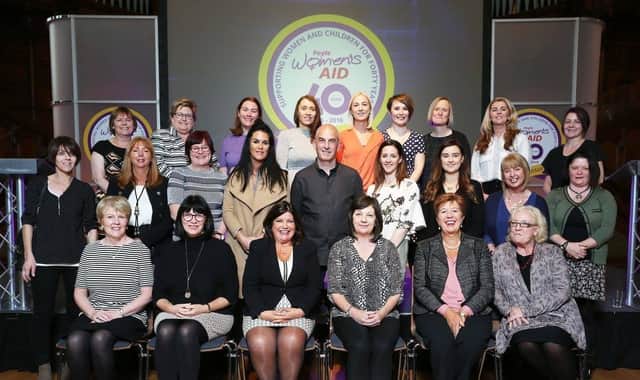 Foyle Women's Aid staff at the 40th Anniversary Seminar in the Guildhall. Next year the charity will be celebrating it's 45th anniversary and will be working towards the opening of the Family Justice Centre in 2022.