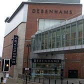 The Debenhams site in Derry.