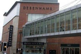 The Debenhams site in Derry.