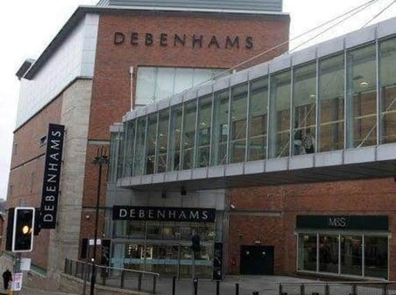 The Debenhams site in Derry.