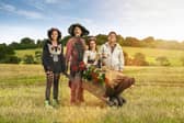 Susan, Worzel Gummidge, Saucy Nancy and John