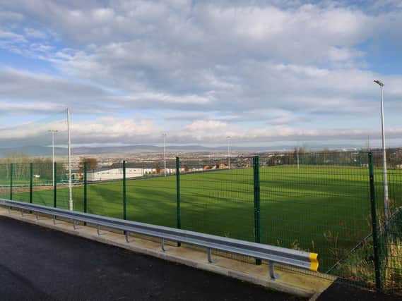 Doire Trasna's superb new pitch on the Corrody Road in the Waterside.