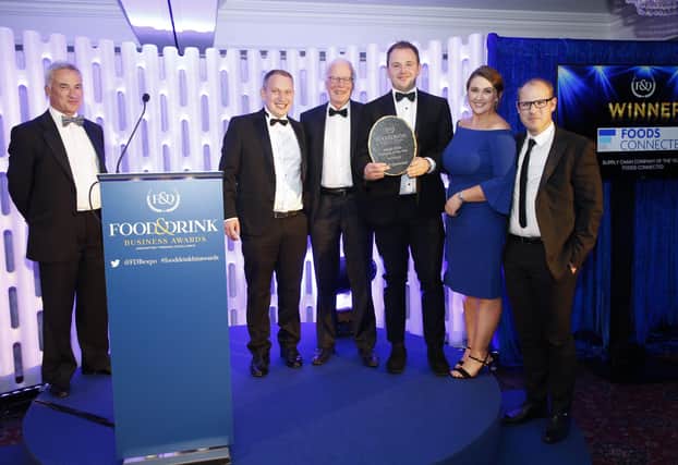 Gary Tyre and some of the Foods Connected team at a previous awards ceremony.