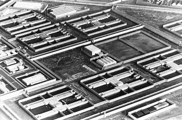 The H-Blocks at Long Kesh where the 1980/81 hunger strikes took place.