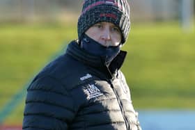 Derry minor manager Martin Boyle at Owenbeg on Sunday.