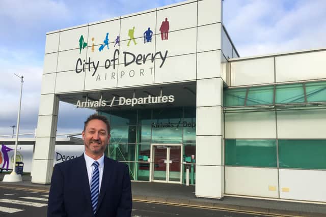 Steve Frazer, managing director of City of Derry Airport.