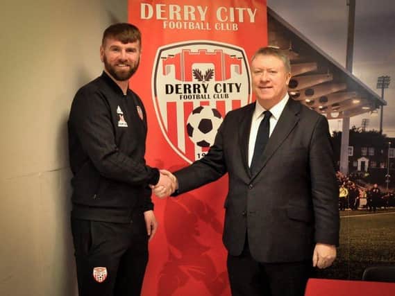 Derry City Technical Director, Paddy McCourt and chairman, Mr Philip O'Doherty have big plans for the club's Academy.