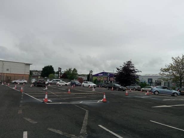The recycling centre at Pennyburn.