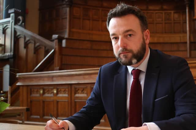 Colum Eastwood MP. (Kelvin Boyes/ PressEye)