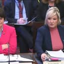 First Minister Arlene Foster and deputy First Minister Michelle O'Neill pictured previously.