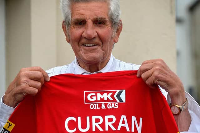 Willie celebrates his 90th birthday in May with a special Derry City shirt.