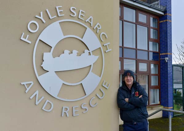 Pat Carlin, recently elected Chairman, of Foyle Search and Rescue. Photo: George Sweeney. Photo: George Sweeney / Derry Journal.  DER2102GS –  008