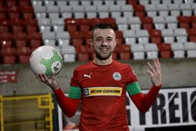 Derry City target, Conor McMenamin has two and a half years remaining on his current Cliftonville  contract.