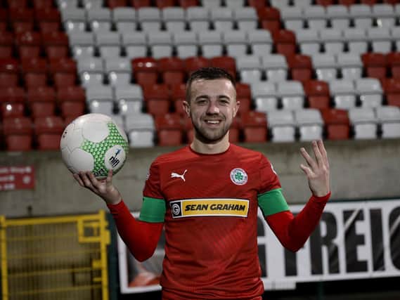 Derry City target, Conor McMenamin has two and a half years remaining on his current Cliftonville contract.