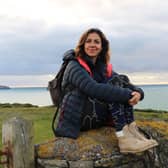 Julia Bradbury is exploring the breath-taking landscapes of Cornwall and Devon on foot
