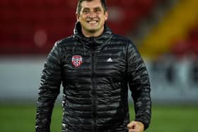 Derry City manager, Declan Devine